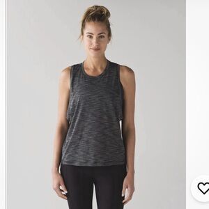 Lululemon Cardio Squad gray muscle tank, XS